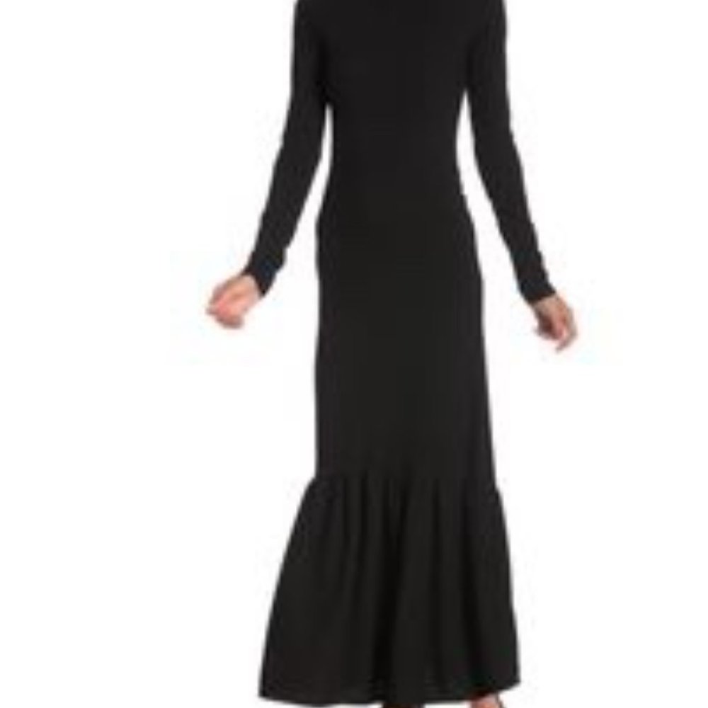 Black Bodycon Maxi Dress